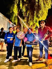 Show del Patrón Trujillano dando una sopresa en el colegio Modelo