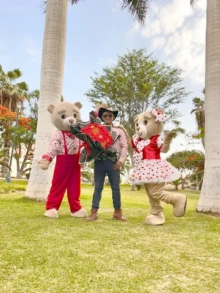 show de patron y osito cariñoso